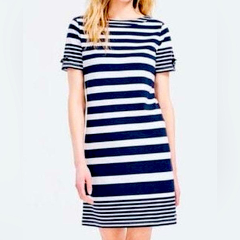 Nautica blue striped dress